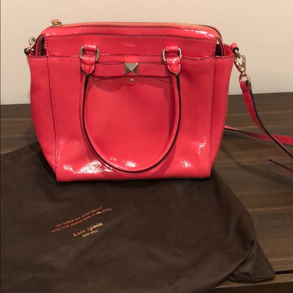 Kate Spade patent leather handbag